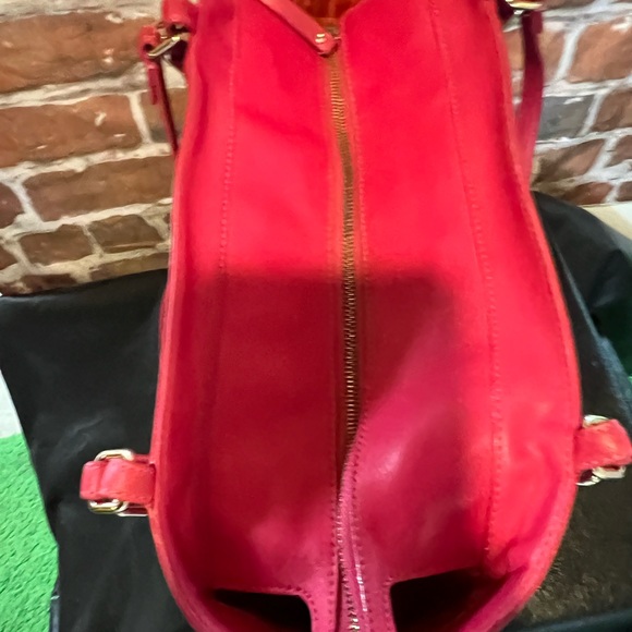 Kate Spade Fuchia / hot pink hand bag leather - Picture 3 of 15